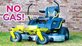 Ryobi 54 Electric Zero Turn Mower Review!