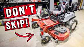 How To Properly Maintain A Zero Turn Mower! [Don't Skip These Items!]