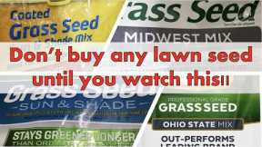 What to look for when buying grass seed