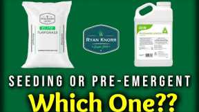 Should You SEED YOUR LAWN or use PRE-EMERGENT In Spring??