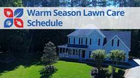 Year-Round Warm Season Lawn Care Calendar | DoMyOwn.com