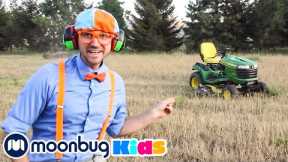 Learn about Lawn Mowers | Blippi | Moonbug Kids - Art for Kids