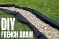 DIY French Drain | Cheap Yard