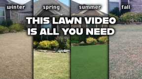 A Beginner's Yearly Lawn Care Guide to Improving or Maintaining a Beautiful, Green Bermudagrass Lawn