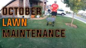 October Bermudagrass Lawn Maintenance in Texas